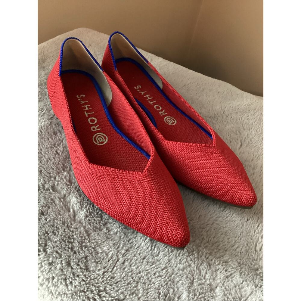 Ruthy's the point ballet flat in red women's size 8.5 - Picture 2 of 10